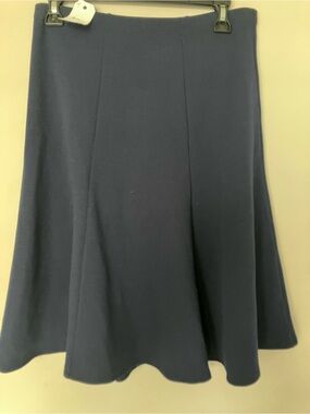 Elegant Navy Circle Skirt